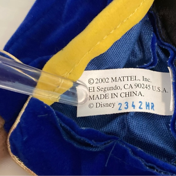 Vintage Disney Classic The Beast Prince 12” Doll Includes Beast Costume - Picture 7 of 8